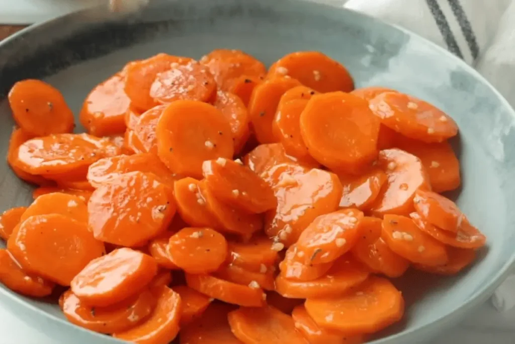 Hot Honey Roasted Carrots with Honey Garlic Glaze