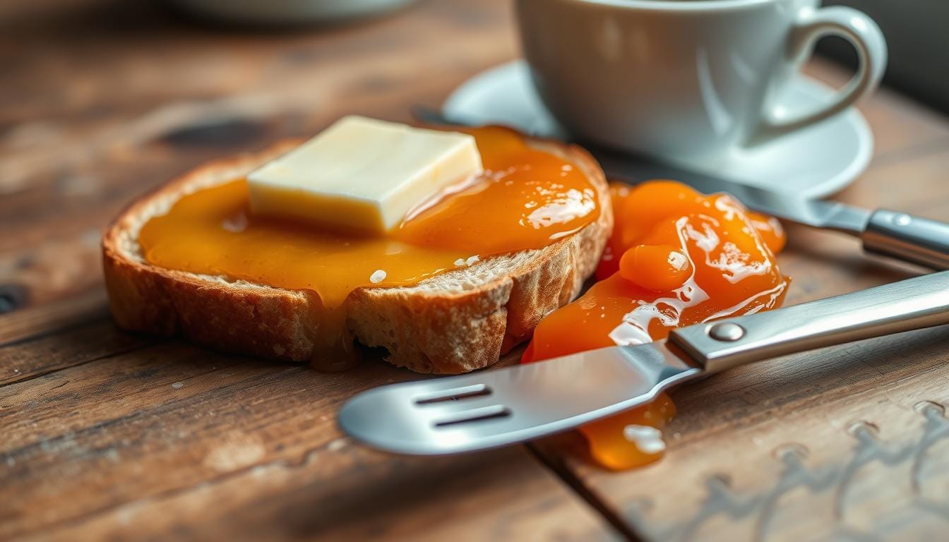 Do you put butter and marmalade on toast?